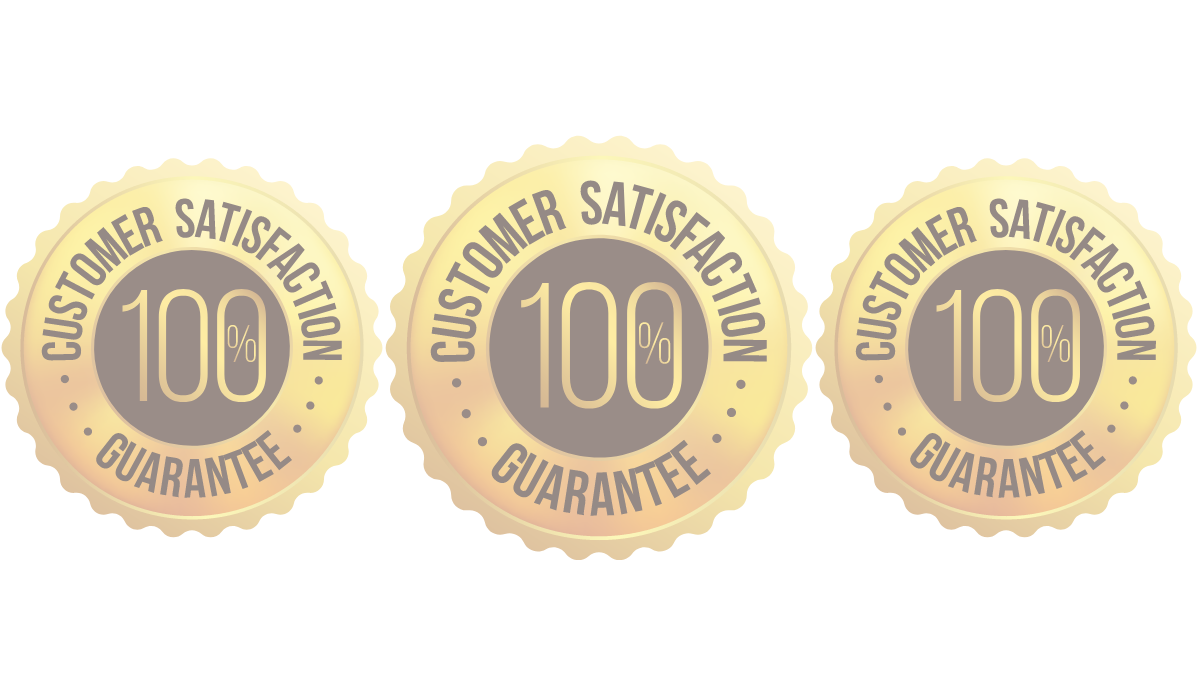 satisfaction guarantee badges
