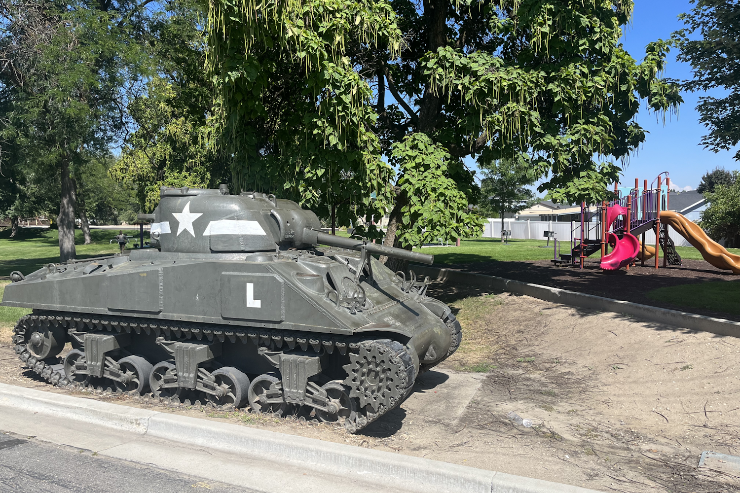 Middleton Idaho tank and playground